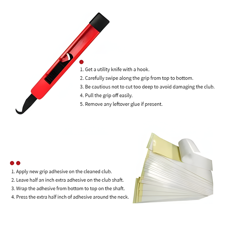 WOWWOW Golf Repair Set Regrip Kit ReGrip Clamp,tool ,Grip Tape 120ml ,Grip Solvent