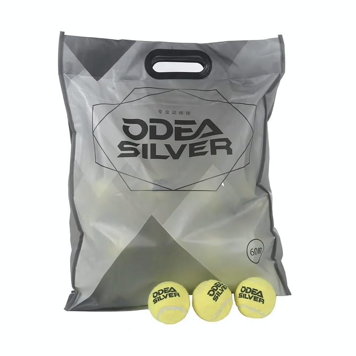 ODEA Silver Training Tennis Balls 60PCS (Rebound 135-147CM ITF)