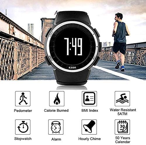 EZON Digital Watch Fitness Watch – Waterproof，Pedometer&Step Counter ,T029