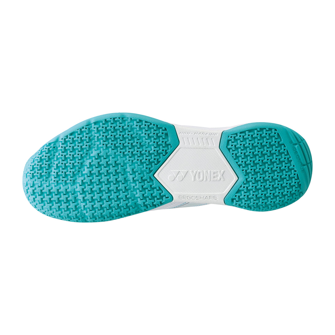 Yonex Power Cushion Strider Flow Badminton Shoes SHBSF1EX (White/ Mint)