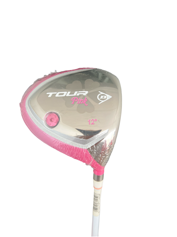 CLEARANCE SALE （The Club Cover Is Aging And Peeling）DUNLOP WOMEN'S GOLF SET TOUR PINK 517003D（3 wood, 7 iron and one push）