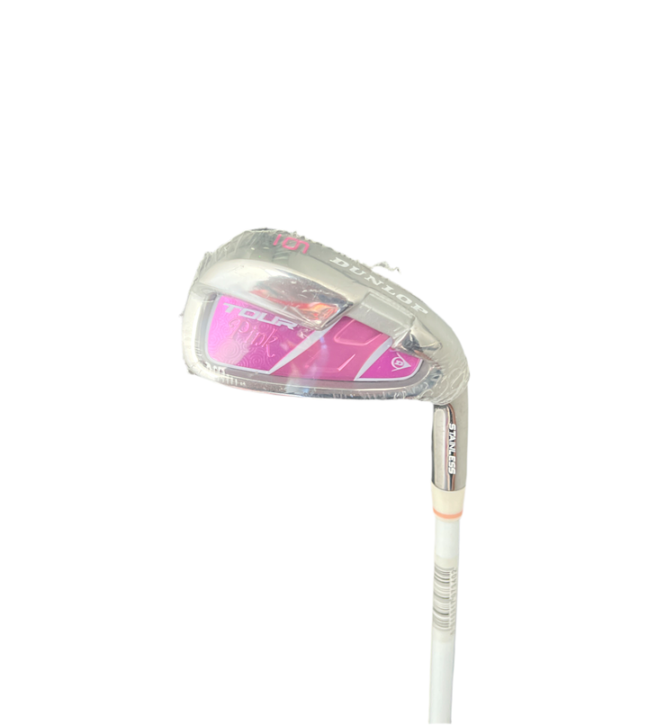 CLEARANCE SALE （The Club Cover Is Aging And Peeling）DUNLOP WOMEN'S GOLF SET TOUR PINK 514340D（3 wood, 7 iron and one push）
