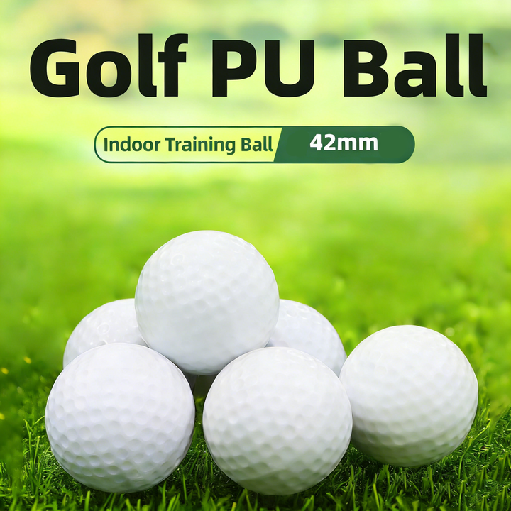 SPP Limited Flight Foam Golf Practice Balls 42mm - Realistic Feel Durable for Backyard Indoor Outdoor Practice