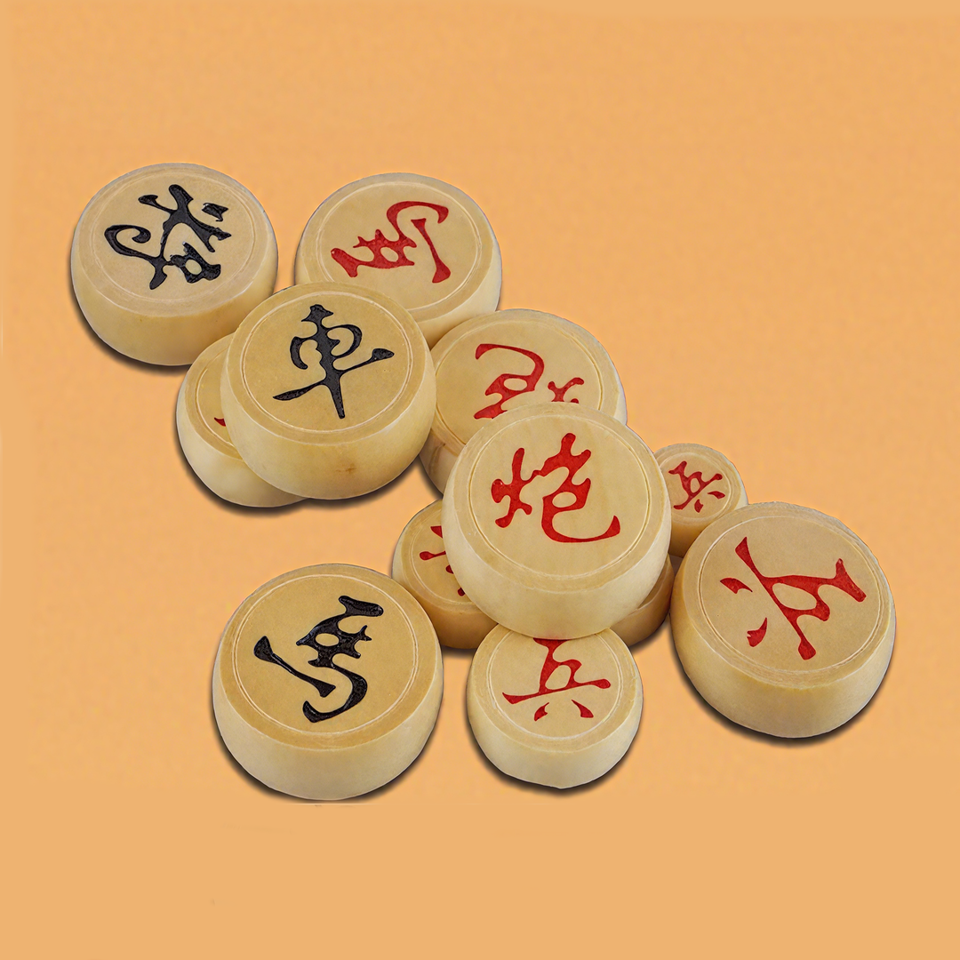 SPPHONEIX Wooden Chinese Chess Xiangqi Set for Board Game Traditional Game Travel Game