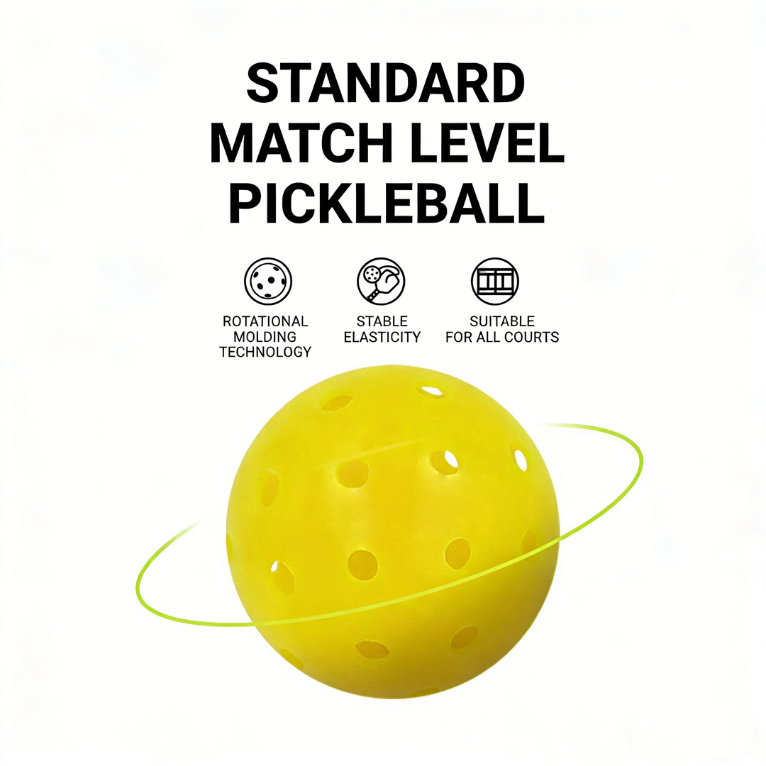 SPP 40-Hole Rotomolded One-Piece Pickleball - Tournament-Grade with Smooth Surface &amp; Uniform Structure