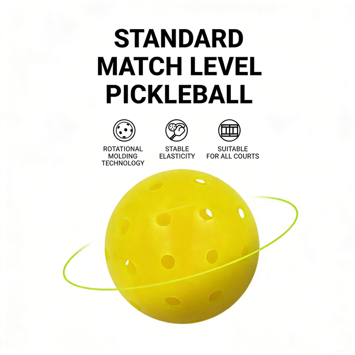 SPP 40-Hole Rotomolded One-Piece Pickleball - Tournament-Grade with Smooth Surface &amp; Uniform Structure