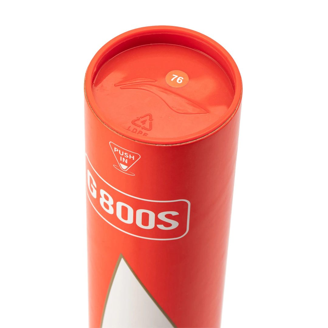 Li Ning 12 PCS G800S Badminton Goose Feather Badminton Shuttlecock