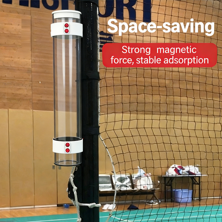 SPP Magnetic Badminton Shuttlecock Holder Tube - Portable & Secure Shuttlecock Organizer for Backyard, PE Class, Park, Gym