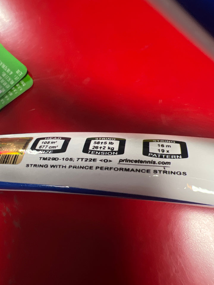 PRINCE AirO Repel Blue 7T22EF012 grip size 2 4(1/4) New Old Stock