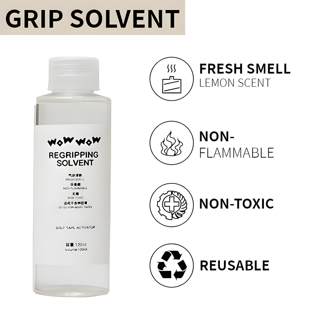 WOWWOW Golf Repair Set Regrip Kit ReGrip Clamp,tool ,Grip Tape 120ml ,Grip Solvent