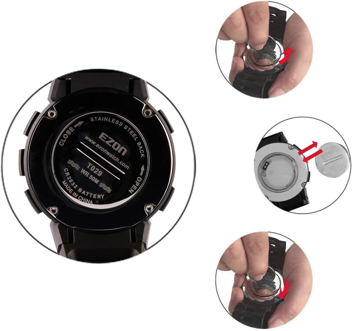 EZON Digital Watch Fitness Watch – Waterproof，Pedometer&Step Counter ,T029