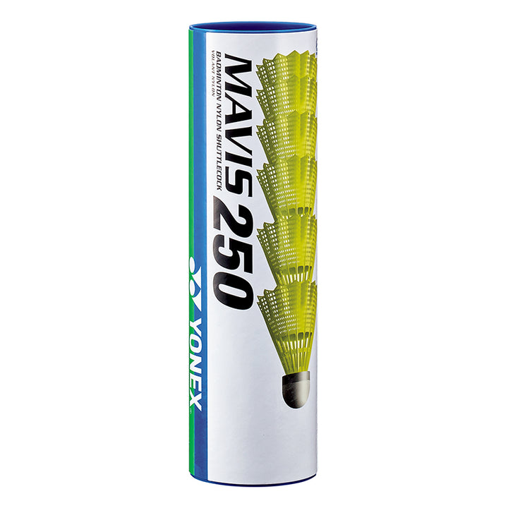 YONEX Mavis 250 Medium Speed Nylon Shuttlecocks (Yellow)