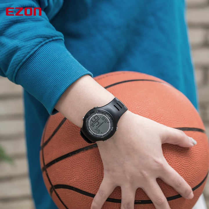 EZON 5ATM Waterproof Digital Sports Watch –   Tracker, Stopwatch, Fitness Watch L008
