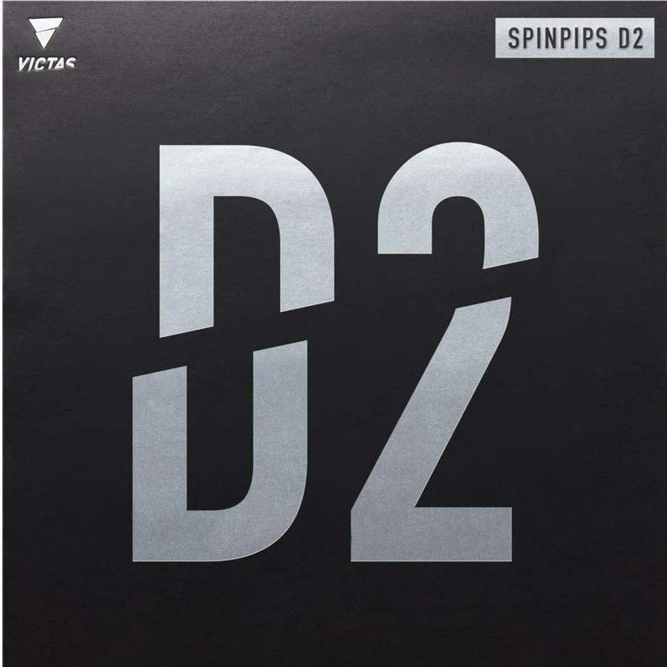 VICTAS SPINPIPS D2 Tbale Tennis Rubber Table Tennis - Black product image - VICTAS table tennis rubber