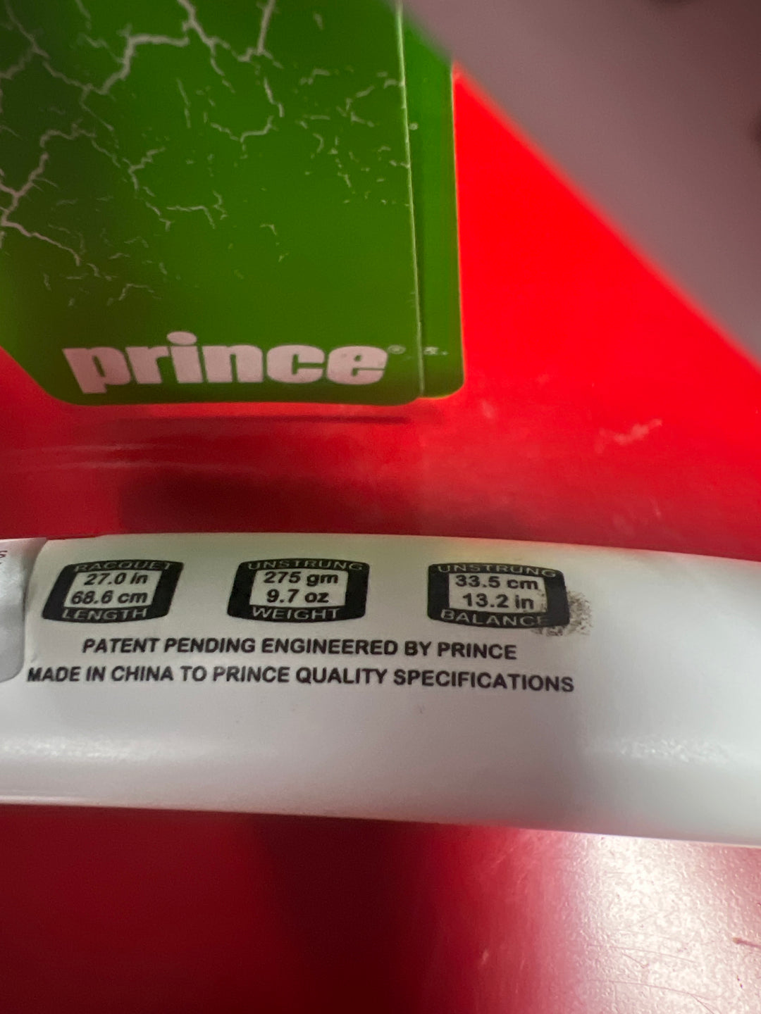 PRINCE Classic WP-7T06A01(275gm)     WP-7T06B01（275gm)WP-7T06C01（265gm)  New Old Stock