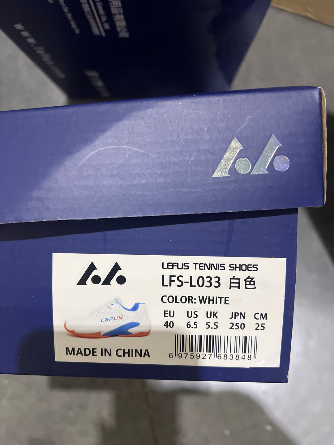 LEFUS Professional Non-Slip Tennis Shoes, Breathable KPU Mesh Sneakers with MD Rubber TPU Sole for Outdoor Sports L033