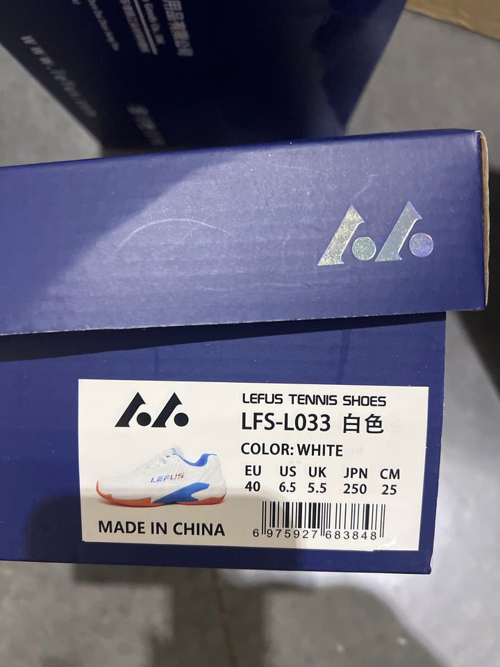 LEFUS Professional Non-Slip Tennis Shoes, Breathable KPU Mesh Sneakers with MD Rubber TPU Sole for Outdoor Sports L033