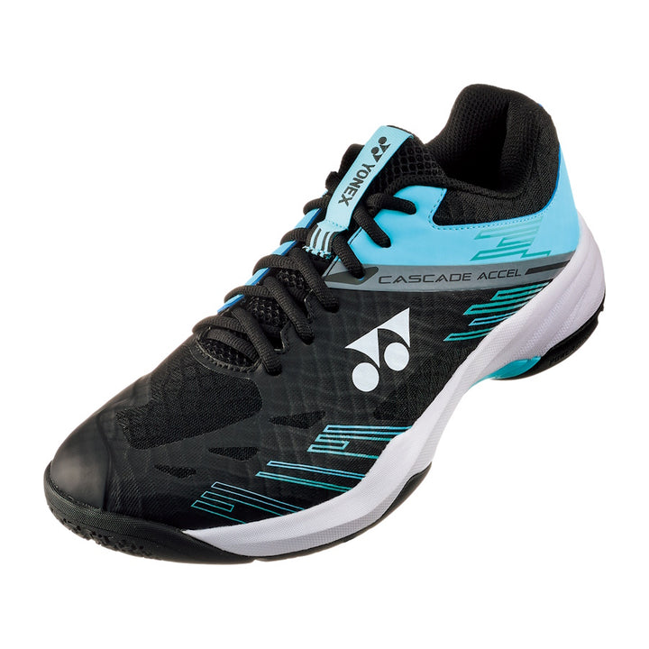 Yonex Power Cushion Cascade Accel Wide Badminton Shoes SHBCA1W （Black / Ice Blue））