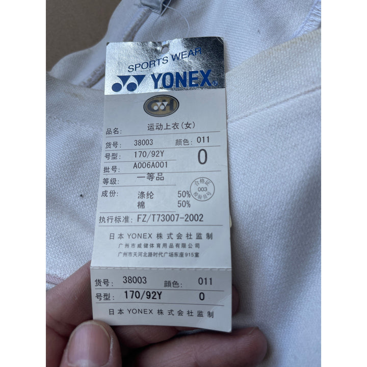 Yonex Women's Long Sleeve Sweatshirt Sweater V-Neck Warm Clothes 38003