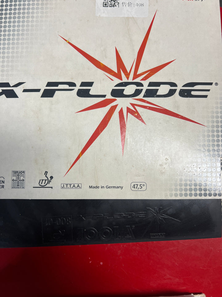 Joola X-Plode table tennis rubber Tensor