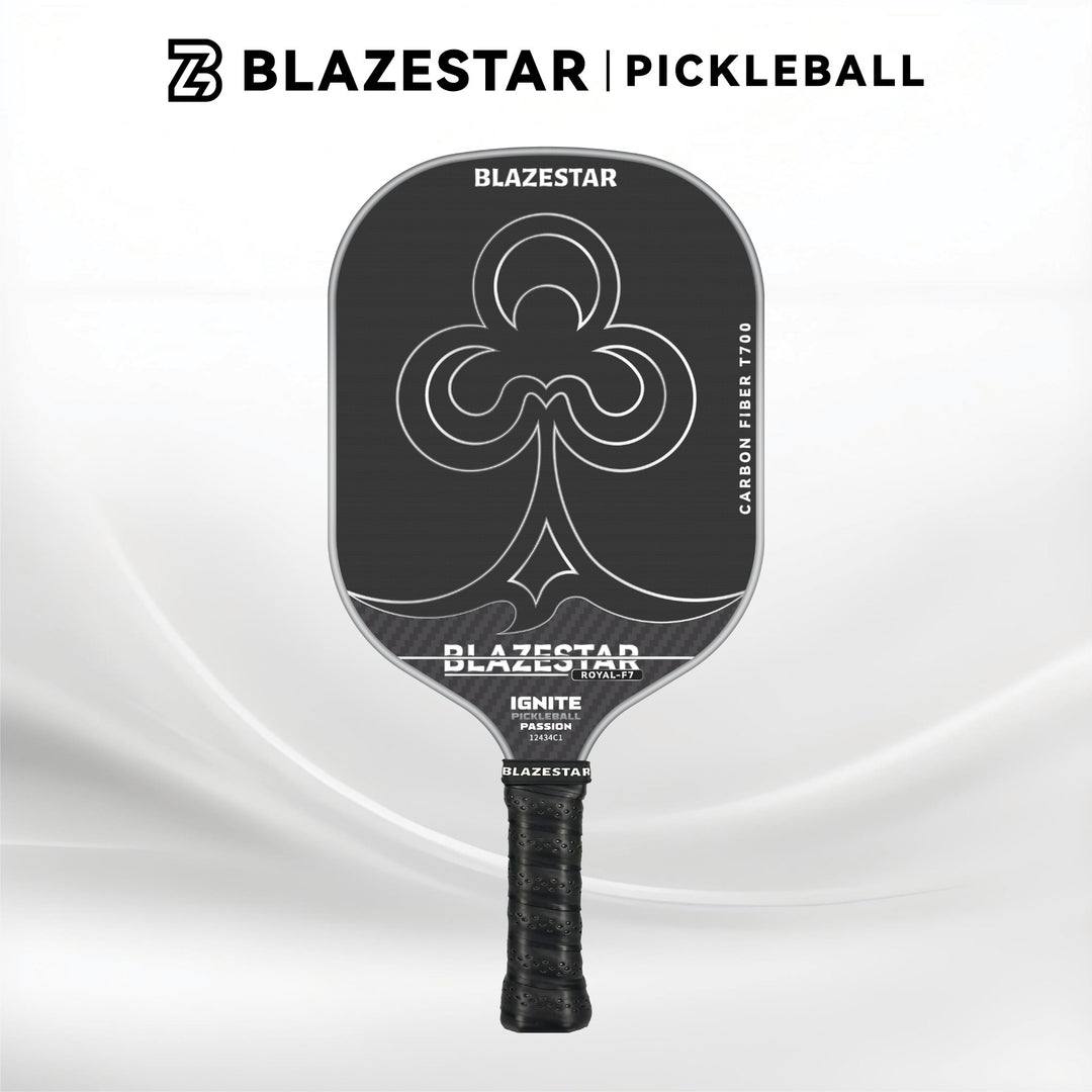 BLAZESTAR Professional ROYAL-F7 Pickleball Paddle T700 Carbon Fiber Matte Control Paddle