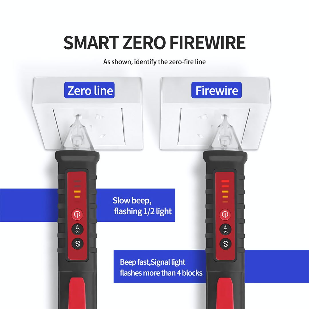 Non-Contact Voltage Detector Digital Electrical Pen Live Wire Tester,VD802