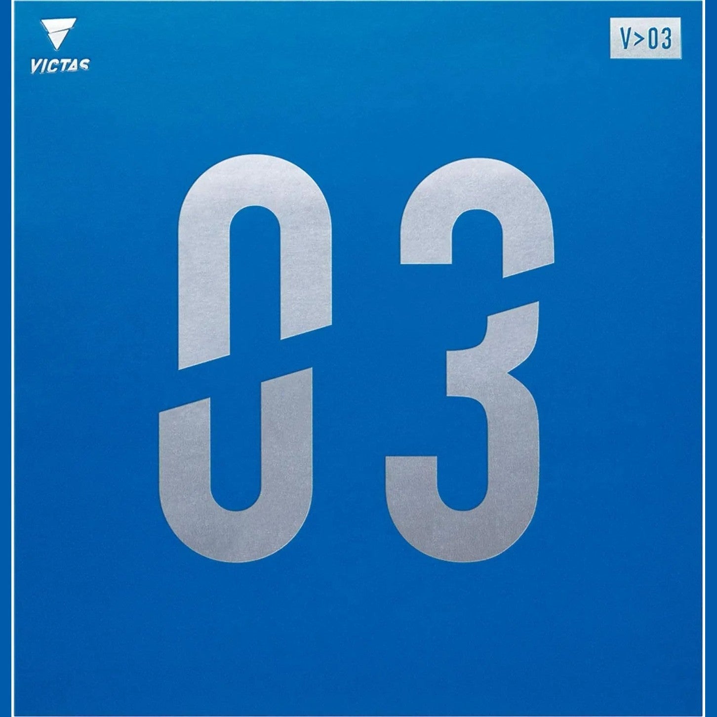 VICTAS V>03 - Offensive Table Tennis Rubber Tensor - Red product image - VICTAS table tennis rubber
