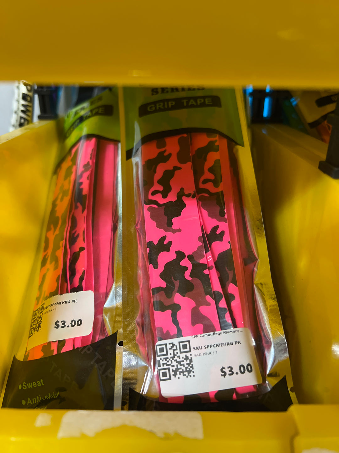 SPP Camouflage Memory Keel Racket Grip Anti Slip Super Absorbent Tennis, Badminton, Pickleball Overgrip Grip