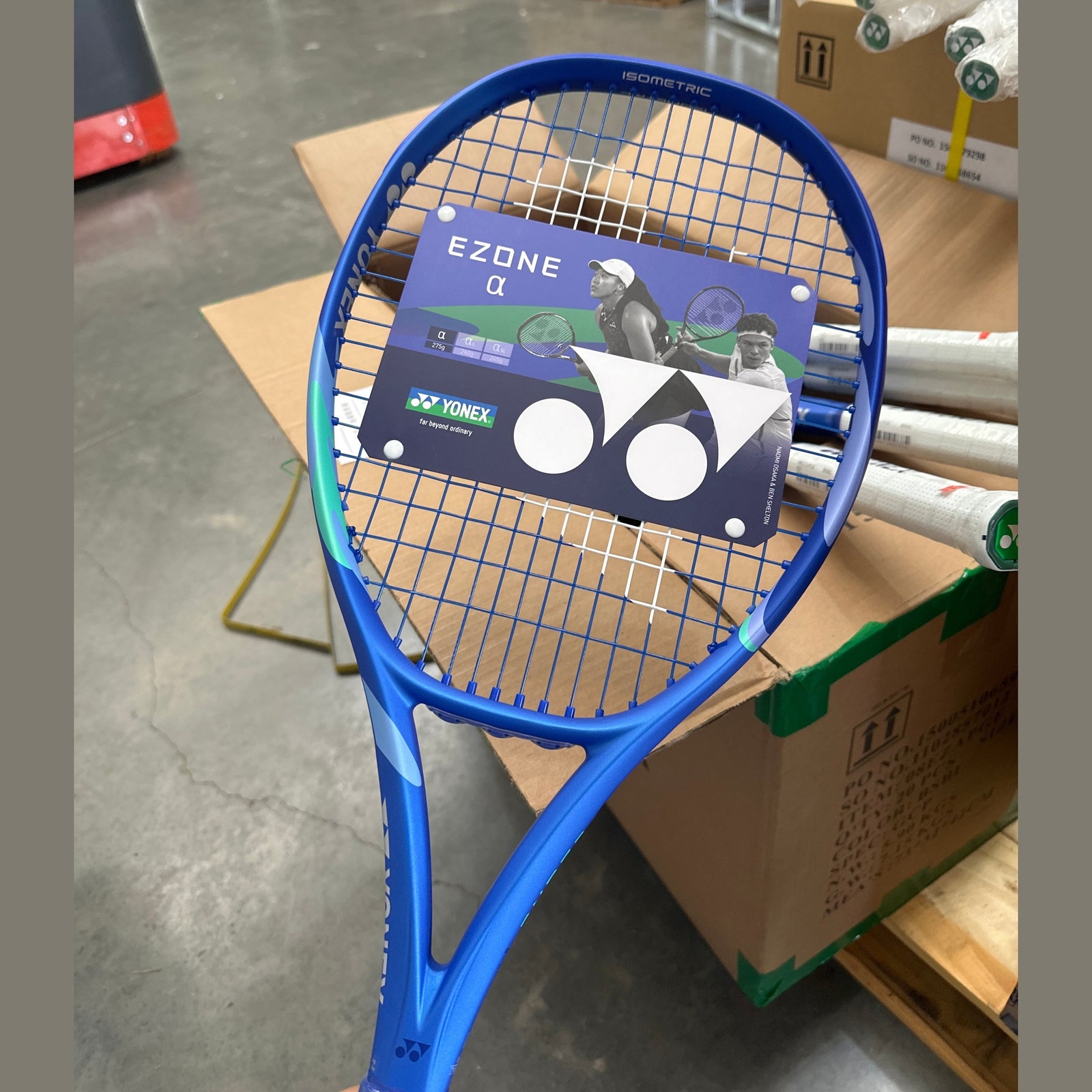 Yonex EZONE Alpha Tennis Racket 275g Lightweight Pre-Strung Badminton Racket product image - YONEX Badminton Racket