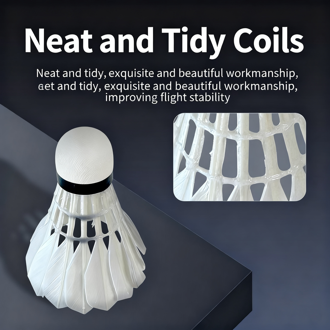 WONG 12 PCS SUPREME Badminton Duck Feather Badminton Shuttlecock