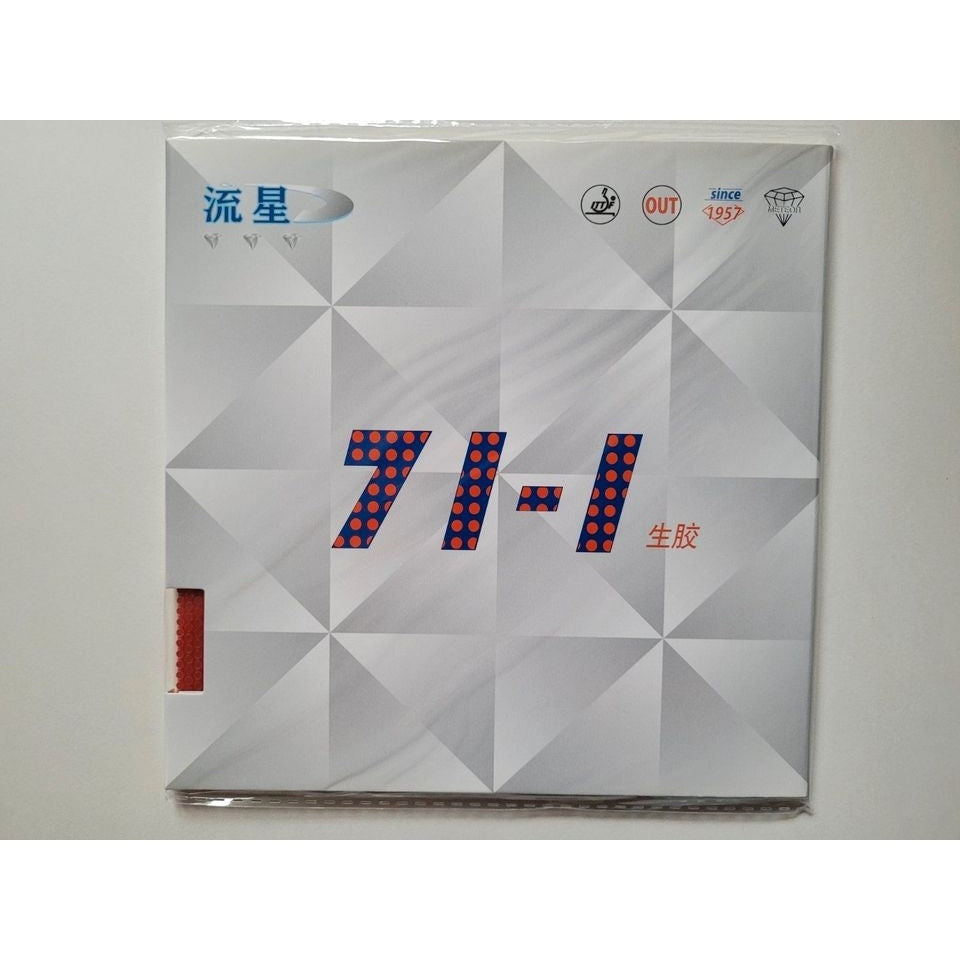 Meteor 71-1 Diamond Mittellange Noppen Table Tennis Rubber - Red product image - Meteor table tennis rubber
