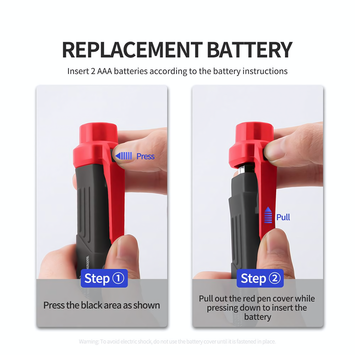 Non-Contact Voltage Detector Digital Electrical Pen Live Wire Tester,VD802