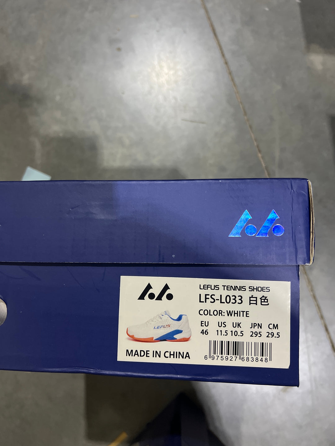 LEFUS Professional Non-Slip Tennis Shoes, Breathable KPU Mesh Sneakers with MD Rubber TPU Sole for Outdoor Sports L033
