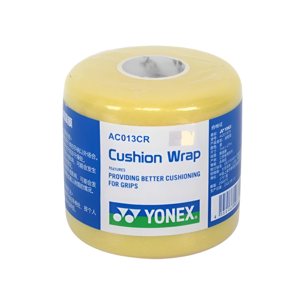 YONEX AC013CR Cushion Wrap Grip - yellow product image - YONEX Racket Grip