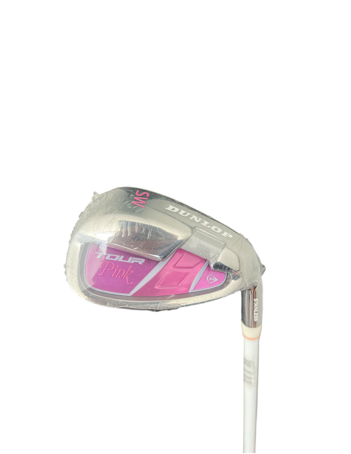 CLEARANCE SALE （The Club Cover Is Aging And Peeling）DUNLOP WOMEN'S GOLF SET TOUR PINK 514340D（3 wood, 7 iron and one push）
