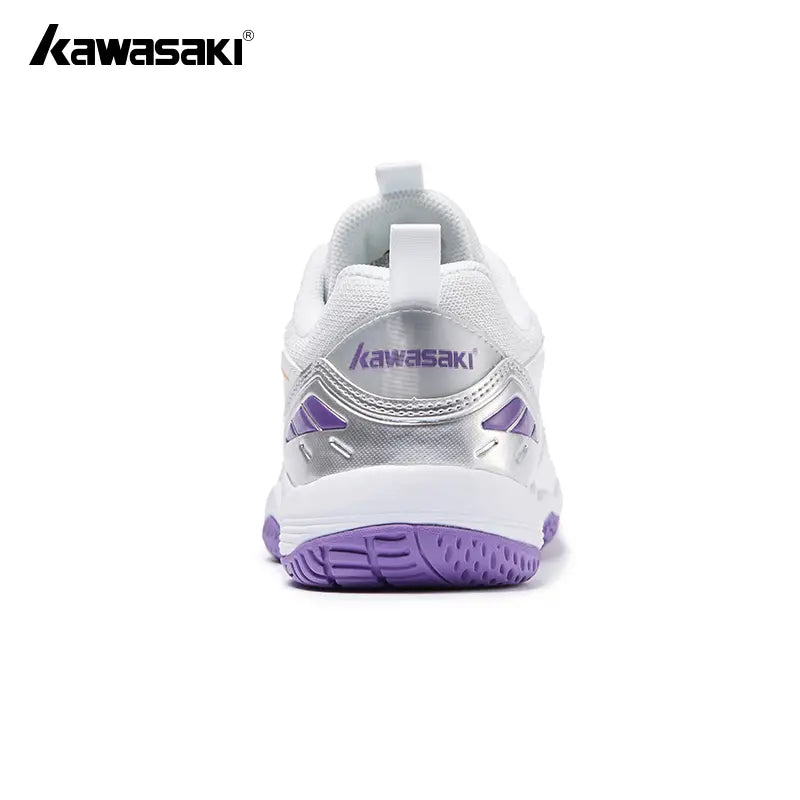 Kawasaki K1B51-B3326 White/Purple Badminton Shoes