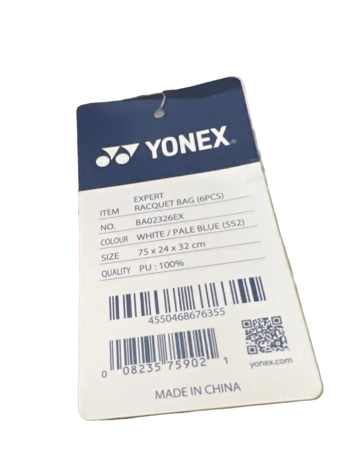 YONEX Expert Racquet Bag BA02526EX Colour White/Pale/Blue(522)