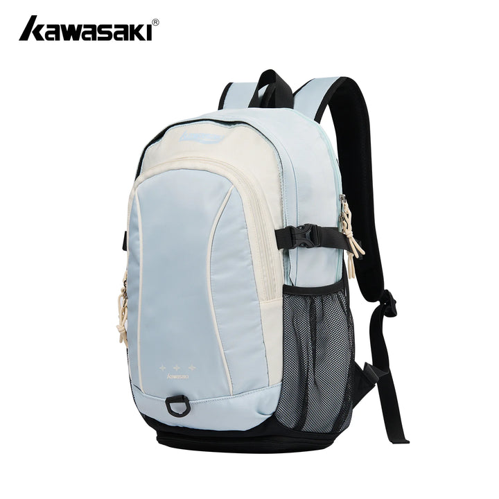 KAWASAKI Backpack Blue Large Capacity Sports Backpack for Badminton Travel K1G00-C8240