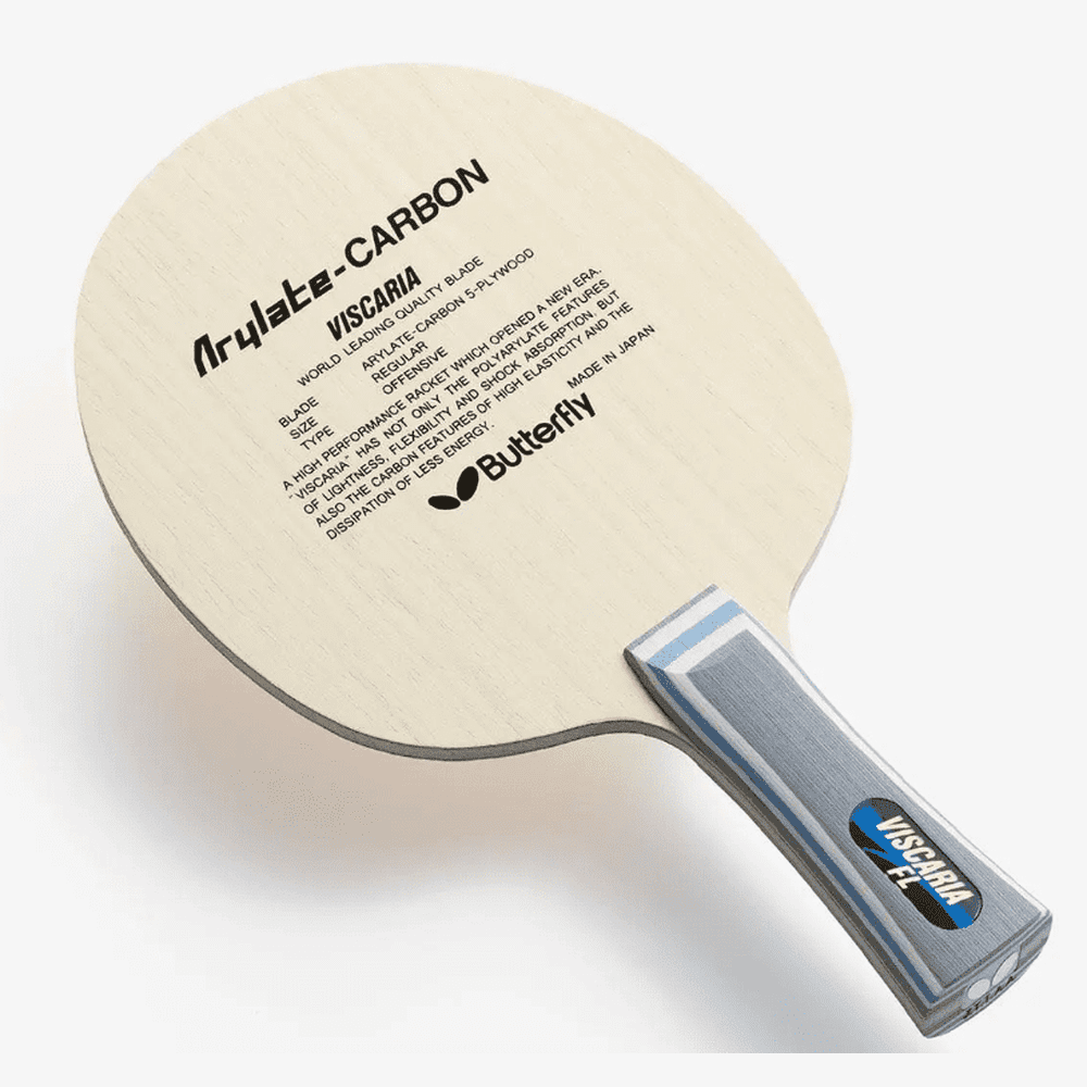 BUTTERFLY24010,30041 Arylate-Carbon Viscaria Table Tennis Blade Arylate-Carbon 5-Plywood
