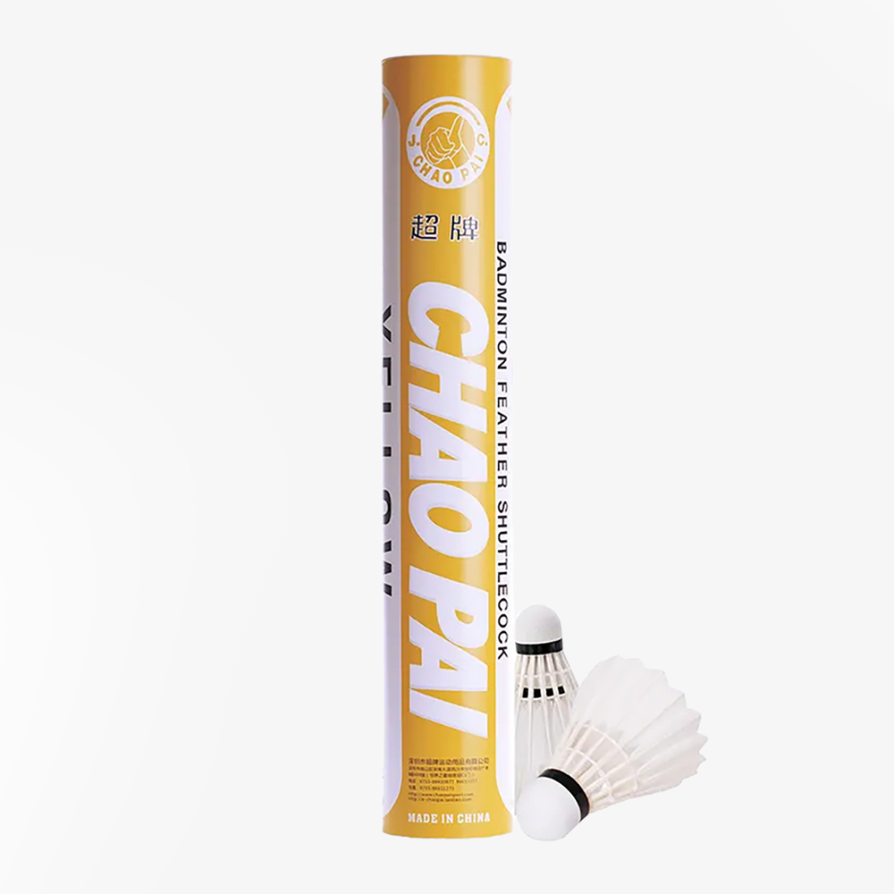 CHAOPAI 12 PCS  Training Chao Pai Duck Feather Badminton Shuttlecock