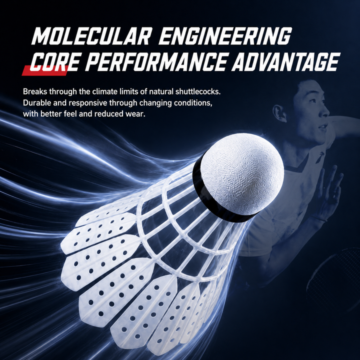 Li Ning 6PCS OKAY 1 Synthetic Badminton Shuttlecocks Super Durable Training Shuttlecocks