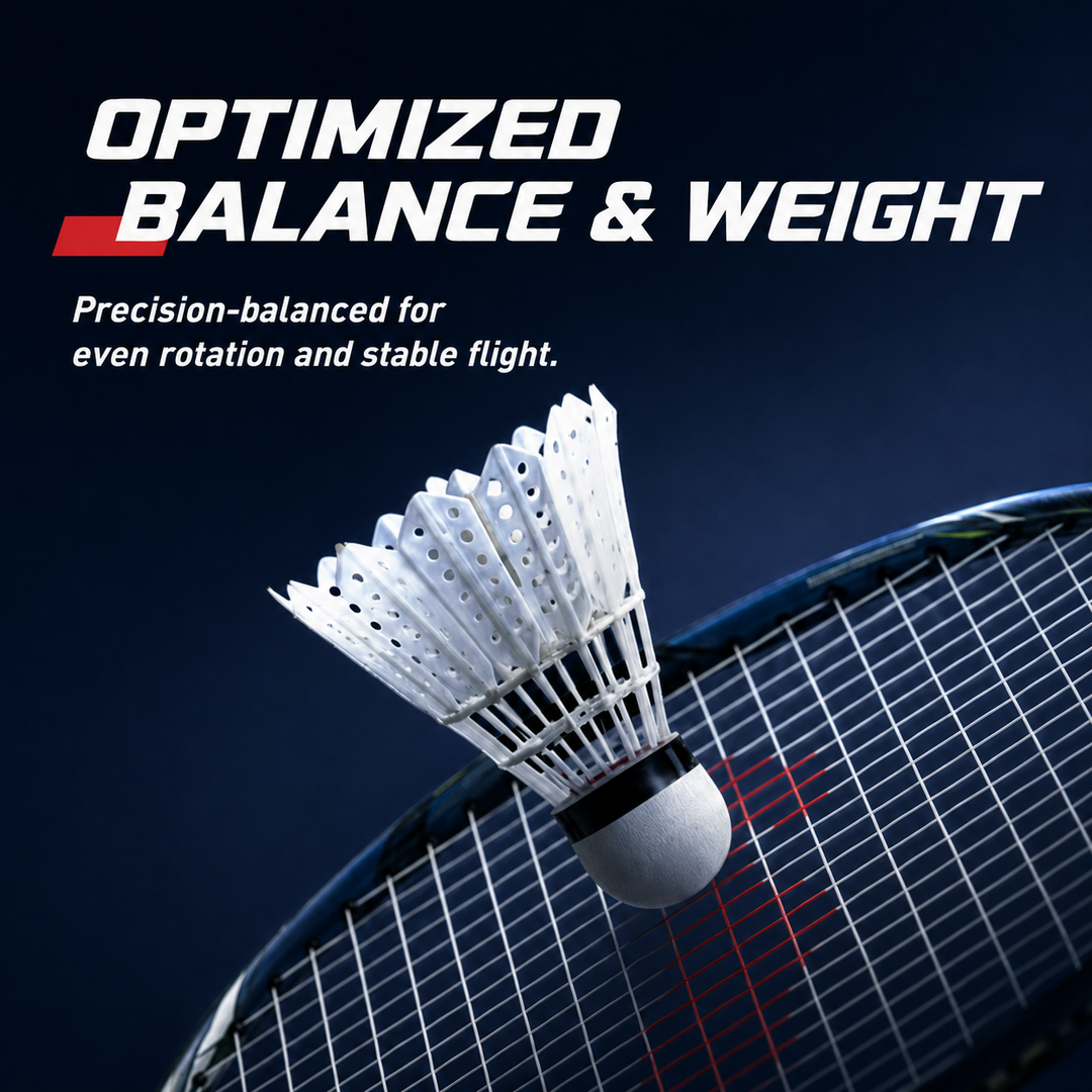 Li Ning 6PCS OKAY 1 Synthetic Badminton Shuttlecocks Super Durable Training Shuttlecocks
