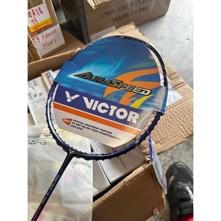 Victor AuraSpeed 90k 2 TD Badminton Racket Pink 4UG6