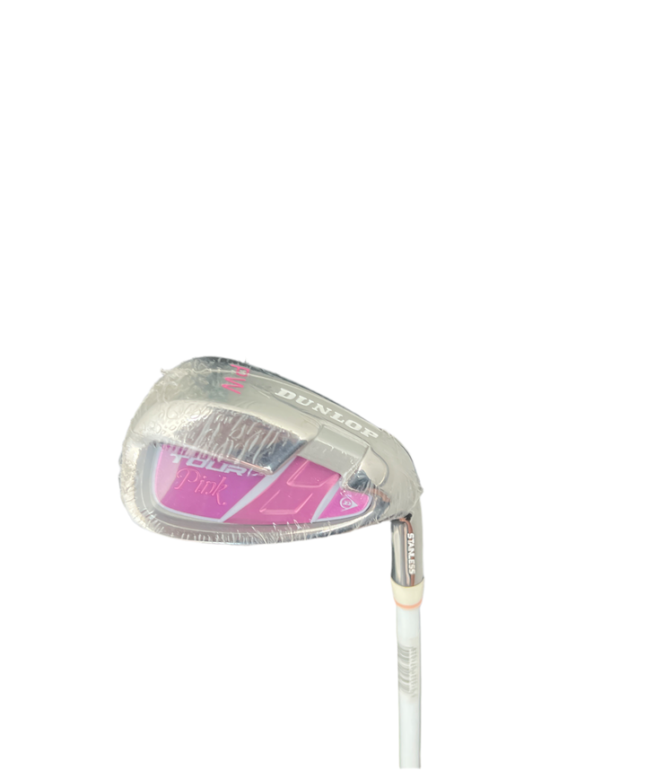 CLEARANCE SALE （The Club Cover Is Aging And Peeling）DUNLOP WOMEN'S GOLF SET TOUR PINK 514340D（3 wood, 7 iron and one push）
