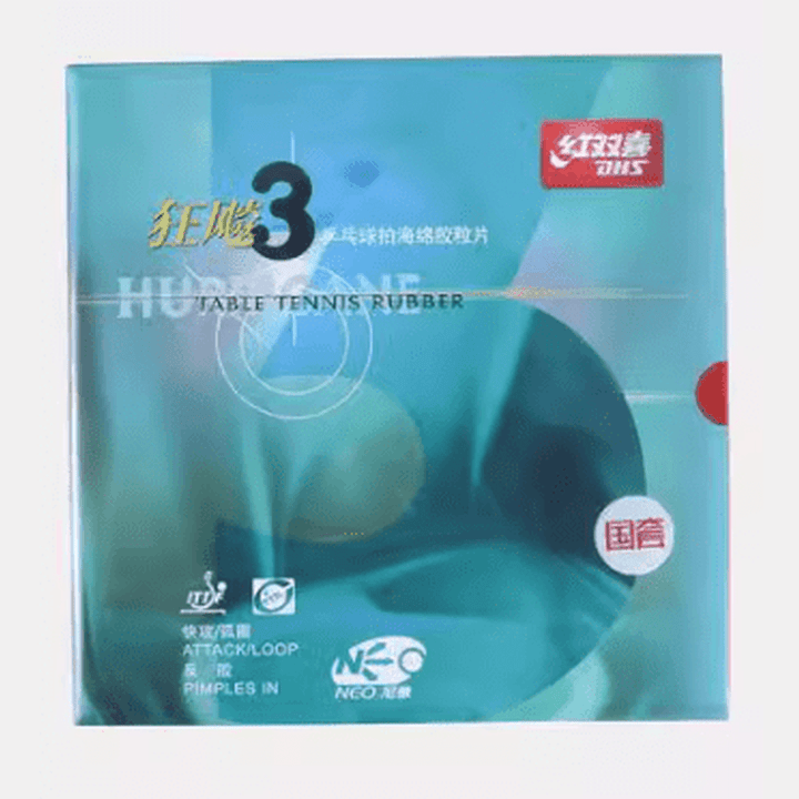 DHS Hurricane 3 Neo National Vision Pips-in Table Tennis Rubber