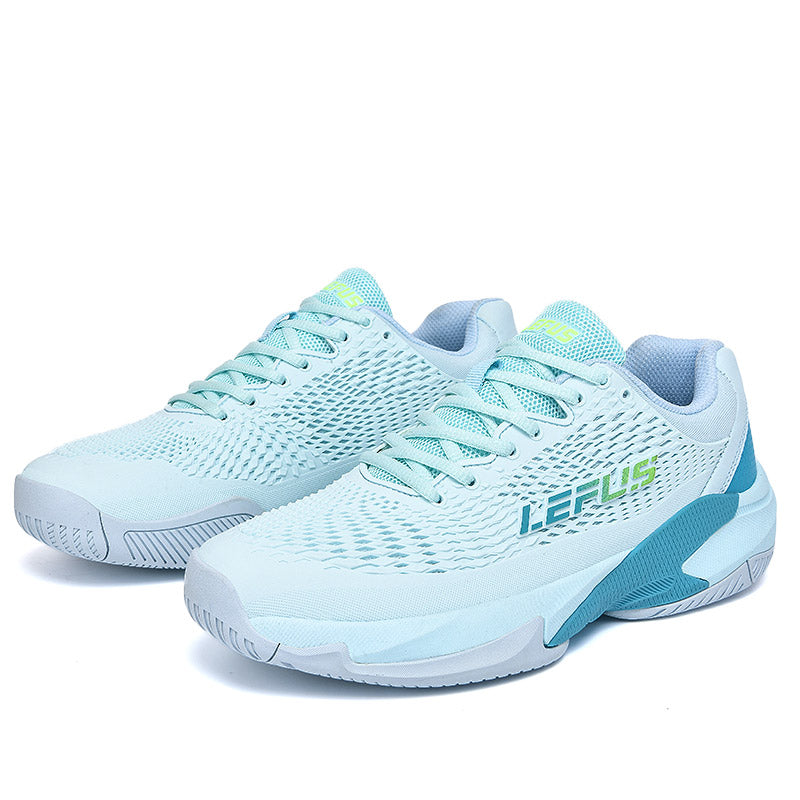 LEFUS Professional Non-Slip Tennis Shoes, Breathable KPU Mesh Sneakers with MD Rubber TPU Sole for Outdoor Sports L033