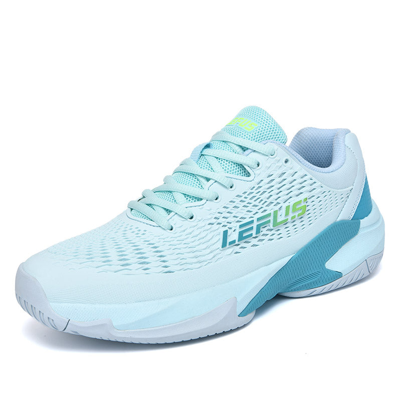 LEFUS Professional Non-Slip Tennis Shoes, Breathable KPU Mesh Sneakers with MD Rubber TPU Sole for Outdoor Sports L033