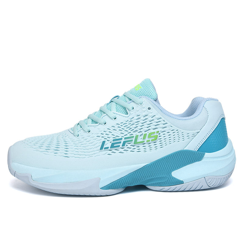 LEFUS Professional Non-Slip Tennis Shoes, Breathable KPU Mesh Sneakers with MD Rubber TPU Sole for Outdoor Sports L033