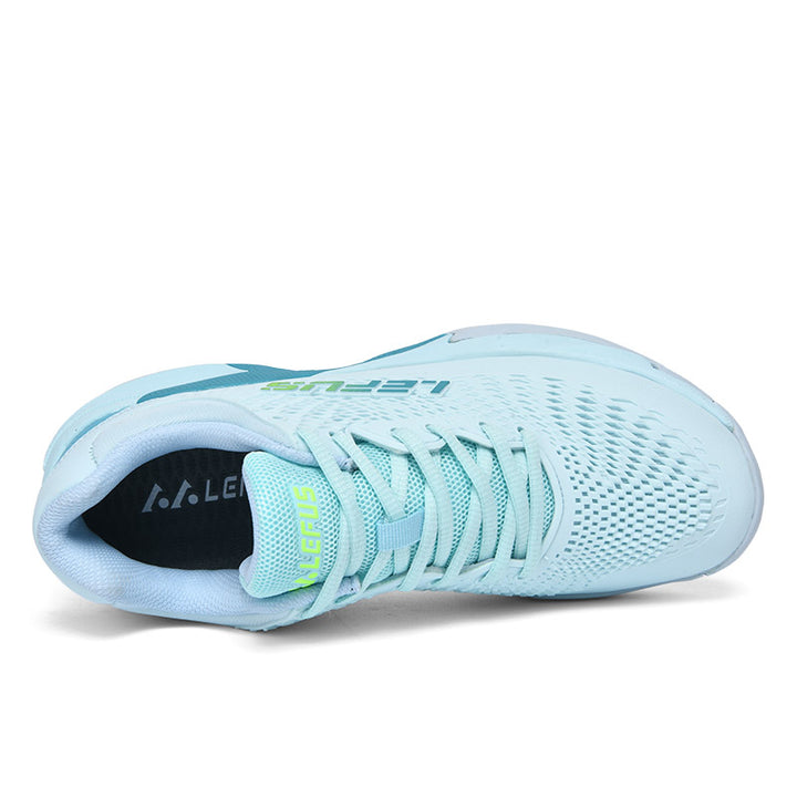 LEFUS Professional Non-Slip Tennis Shoes, Breathable KPU Mesh Sneakers with MD Rubber TPU Sole for Outdoor Sports L033