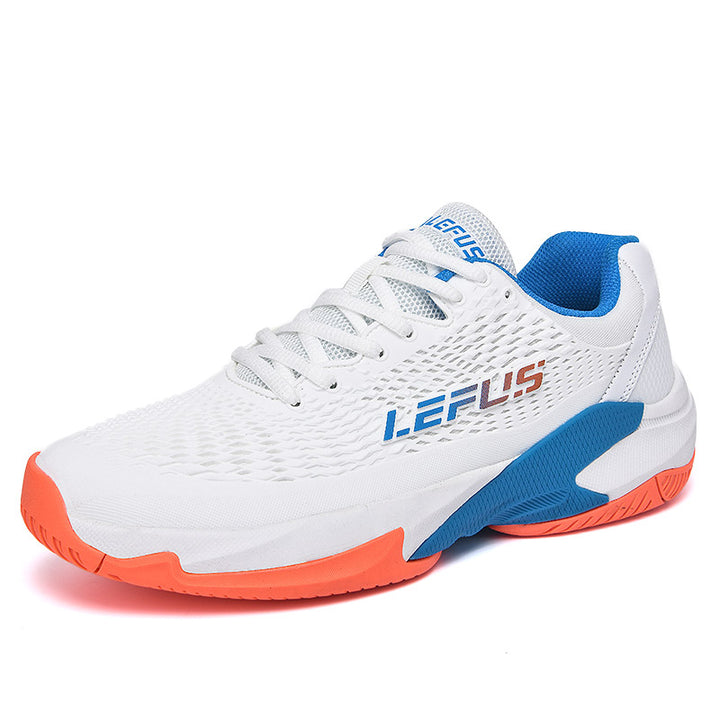 LEFUS Professional Non-Slip Tennis Shoes, Breathable KPU Mesh Sneakers with MD Rubber TPU Sole for Outdoor Sports L033